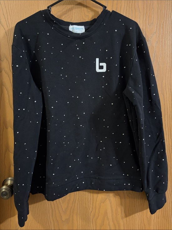 Burn Boot Camp Tops - Burn Boot Camp Black & White Speckled Crewneck Sweatshirt Small